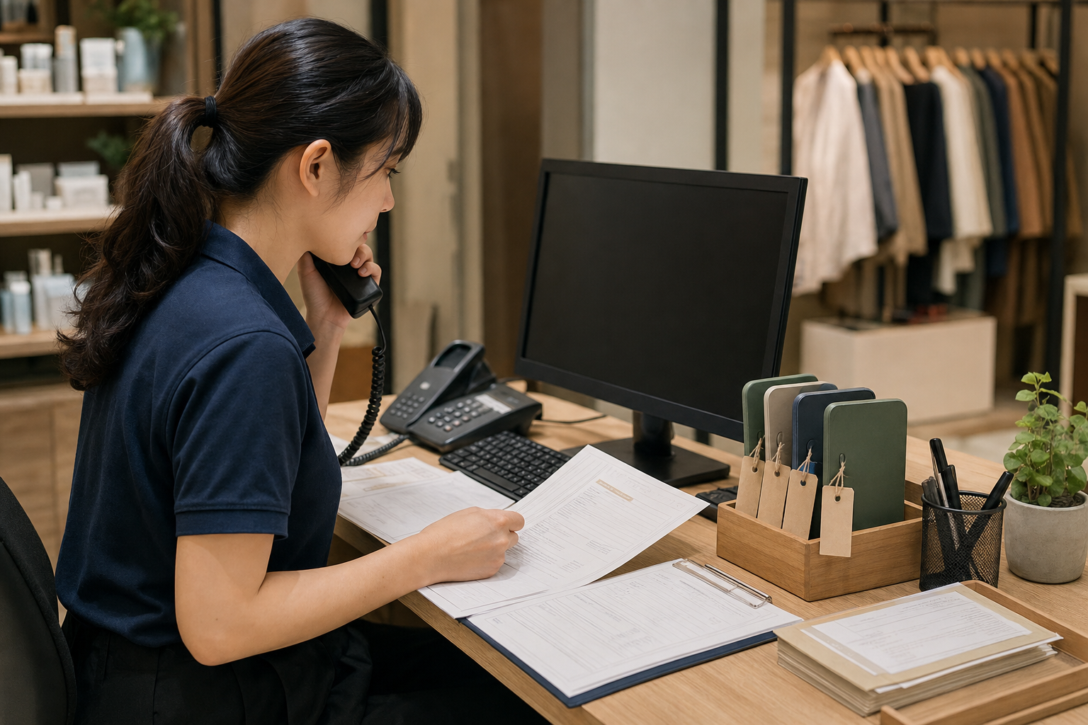 客服人員整理 KOL 合作代碼、表單來源與來電紀錄，以追蹤實際商業詢問。